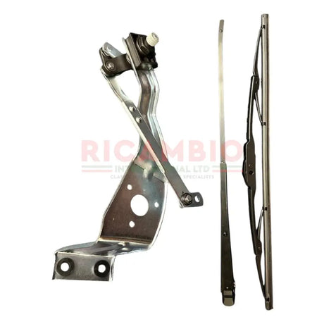 Front Wiper Linkage,Wiper Arm & Blade Kit (RHD) - Classic Fiat Panda - Wiper & Associated Items
