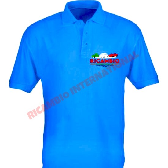 Fruit of the Loom Ricambio Branded Polo Shirt - Classic Fiat 500 Parts & Spares