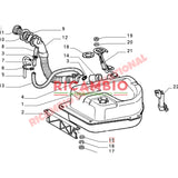 Fuel Filler Cap Spacer - Classic Fiat Panda,Uno Lancia Y10 - Lancia Y10