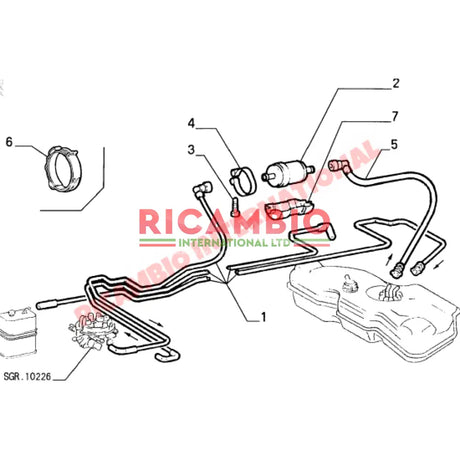 Fuel Filter - Fiat Barchetta Mk1 Punto GT Coupe - Fuel System