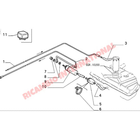 Fuel Filter - Fiat Uno Turbo all models - Fuel System