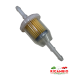 Fuel Petrol Filter & Two Hose Clips - Fiat Lancia and Alfa Romeo - Small filter 30mm - Fuel System