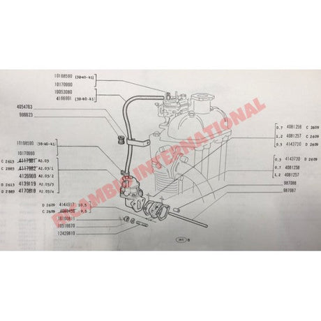 Fuel Pipe Cotton Reel Bush - Classic Fiat 500 126 - Fuel System