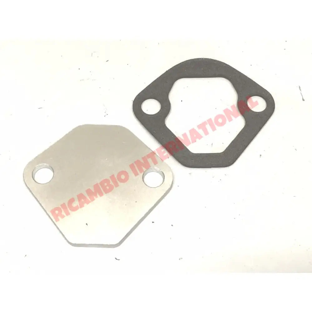 Fuel Pump Blanking Plate & Gasket - Classic Fiat 500 126 600,850,900 - Fuel System