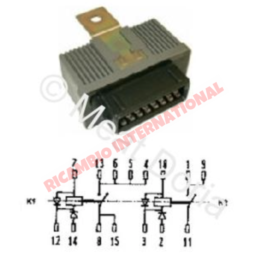 Fuel Pump Relay - Fiat Coupe Lancia Delta - Ignition & Electronic Parts