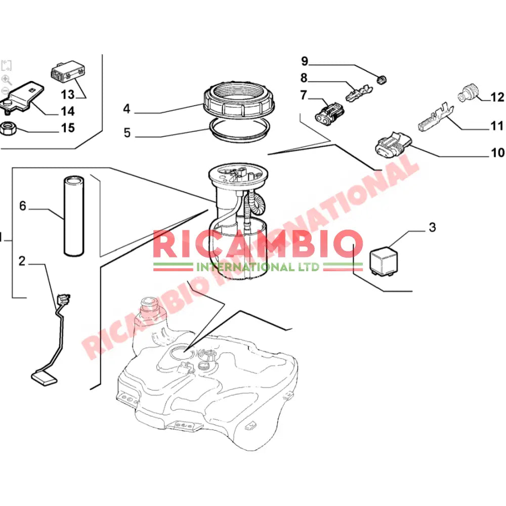 Fuel Tank level Float Sender Unit - Fiat Coupe - Ignition & Electronic Parts