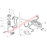 Fuel Tank Pump Rubber Seal - Classic Fiat Panda,New 500 & Abarth,Multipla,New Panda,Punto - Gaskets