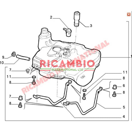 Fuel Tank Sender/Level Unit - Fiat Coupe Tempra Alfa Romeo 155 - Ignition & Electronic Parts