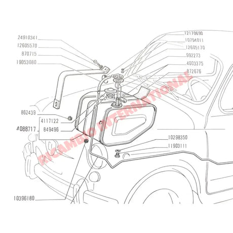 Fuel Tank Sender Unit - Fiat 600 - Fuel System