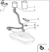 Fuel Tank Vapour Filter - Fiat Uno Turbo
