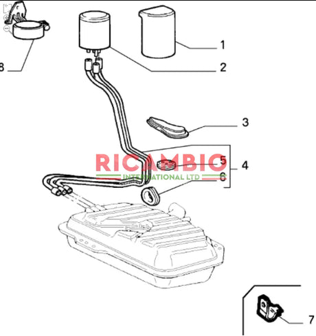 Fuel Tank Vapour Filter - Fiat Uno Turbo