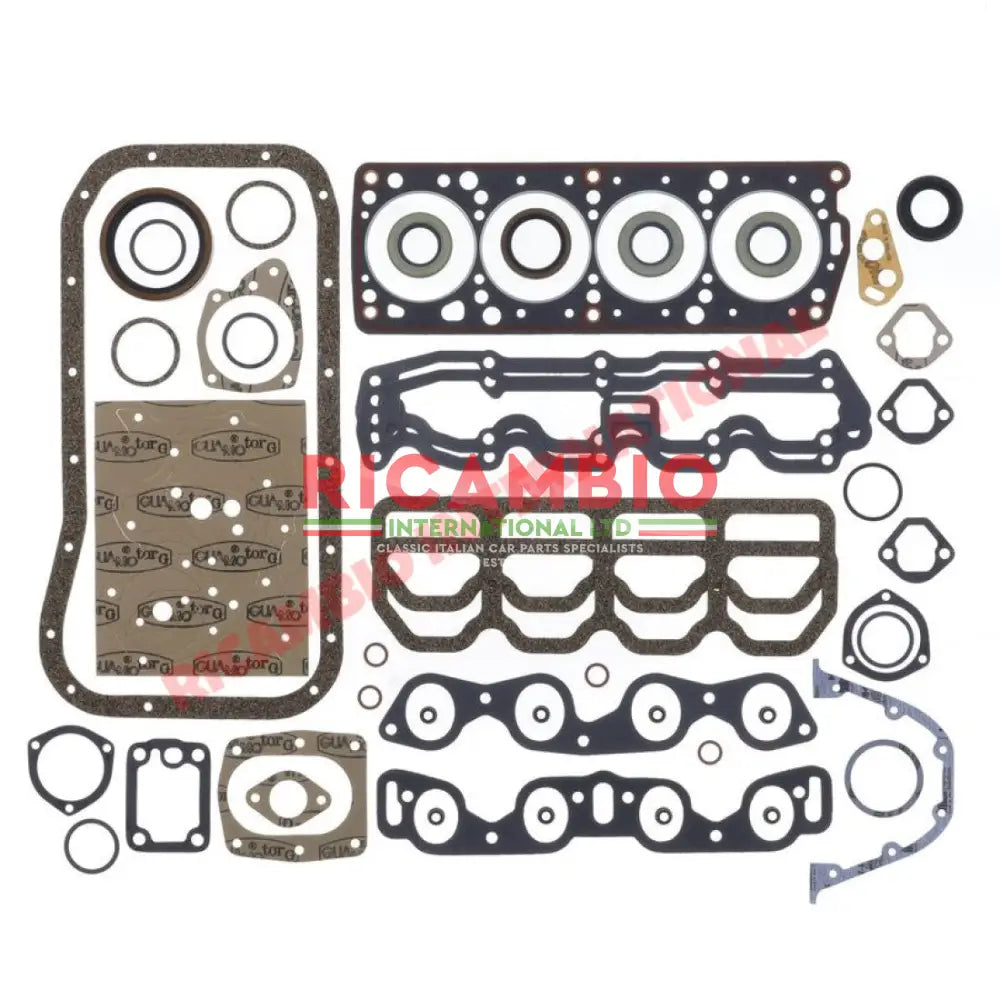 Full Engine Gasket Set - Fiat 124,132,Beta - Gaskets - Seals - Grommets and Rubber Parts