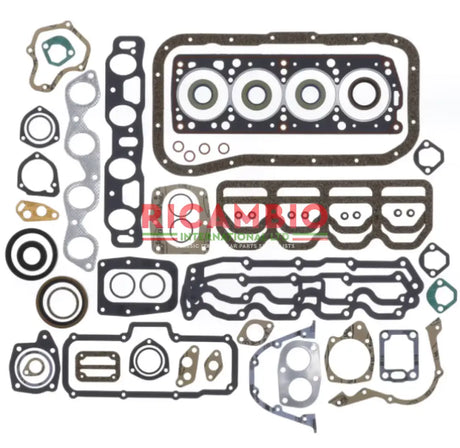 Full Engine Gasket Set - Fiat 124,131,132,Strada,Ritmo,Beta,Trevi,Delta,Prisma - Gaskets - Seals - Grommets and Rubber