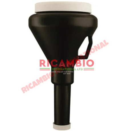Funnel With Non Spill Rim - Black - 100mm - Heating and Cooling