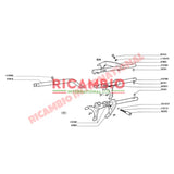 Gear Change Selector Shaft - Classic Fiat 500 126 - Gearbox and Parts