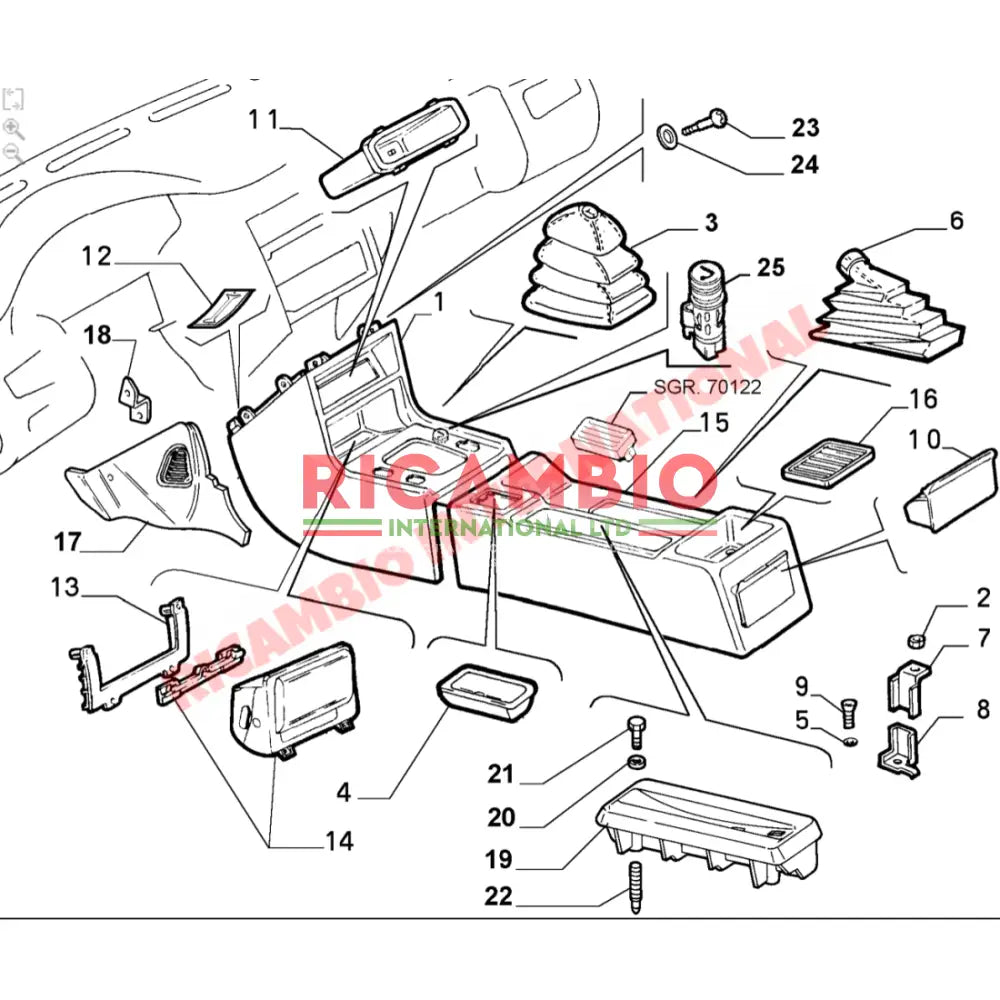 Gear Lever Boot - Fiat Coupe - Clutch and Transmission Parts