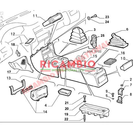 Gear Lever Boot - Fiat Coupe - Clutch and Transmission Parts