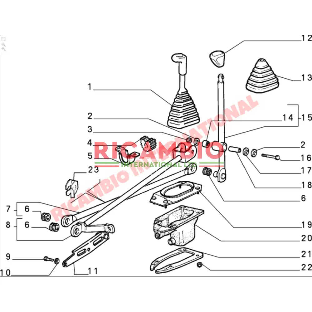 Gear Lever - Classic Fiat Panda - Clutch & Transmission Parts