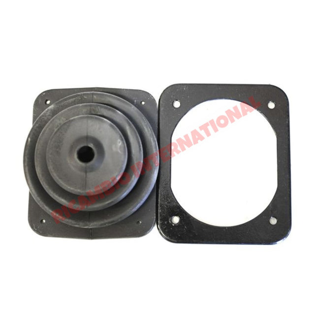Gear Lever Gaiter/Boot & Metal Securing Plate - Classic Fiat 500 126 600 - Gearbox and Parts