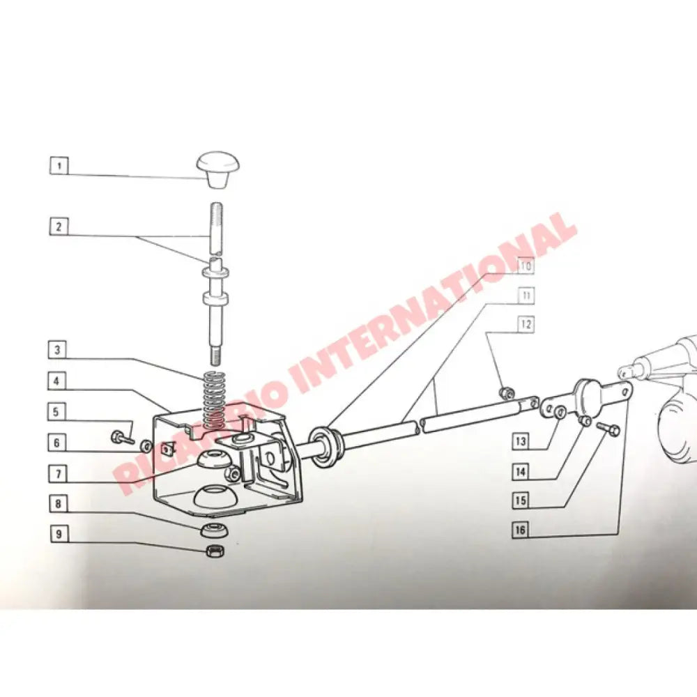 Gear Lever Lower Bush - Classic Fiat 500 126 600 - Gearbox and Parts
