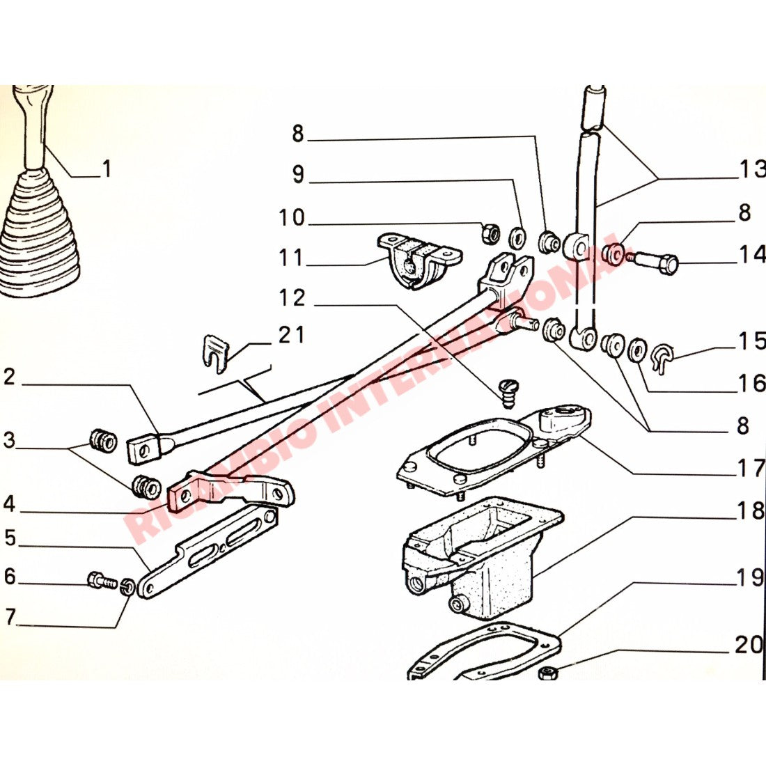Gear Lever Rubber Boot - Classic Fiat Panda - Clutch & Transmission Parts