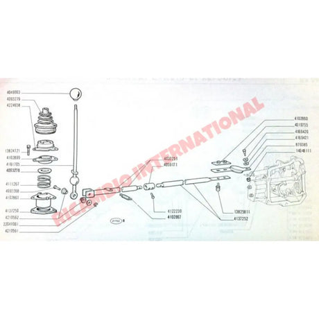 Gear Linkage Coupling - Fiat 850 850T 900T/E 127 128 X19 - Axles - Shafts - Joints and Couplings