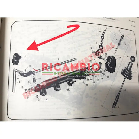 Gear Linkage Dust Cover - Lancia Fulvia - Lancia Fulvia