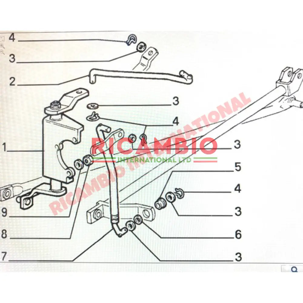 Gear Linkage Support Assembly - Classic Fiat Panda - Clutch & Transmission Parts