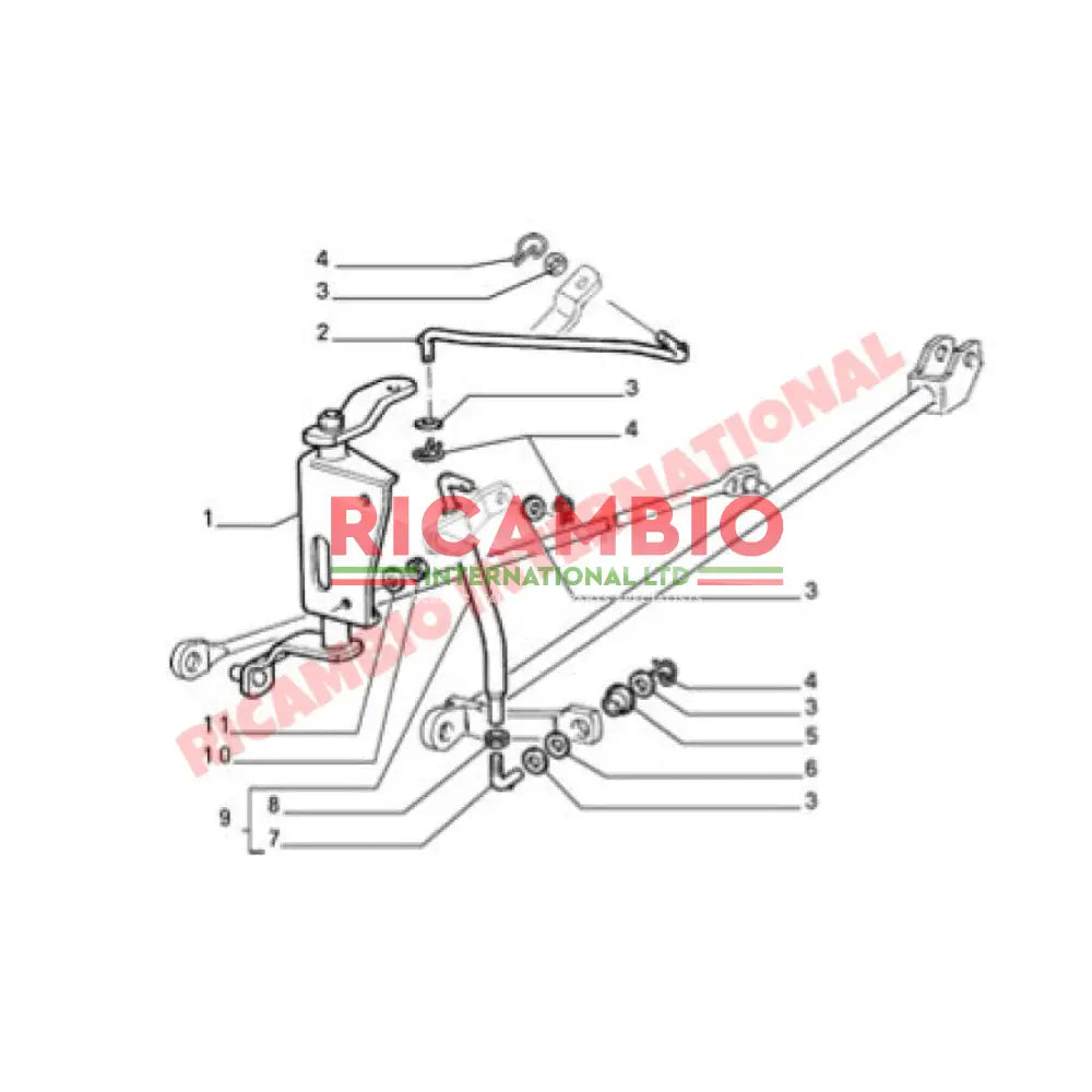 Gear Linkage Support Assy - Classic Fiat Panda 45 127 Autobianchi A112 - Gearbox and Clutch