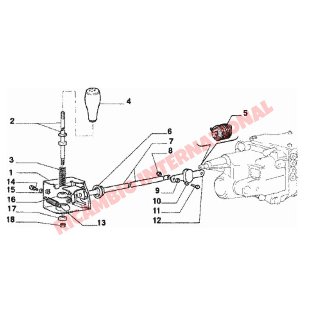 Gear Linkage to Gearbox Rubber Boot - Classic Fiat 500 126 - Gaskets - Seals - Grommets and Rubber Parts