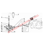 Gear Linkage to Gearbox Rubber Boot - Classic Fiat 500 126 - Gaskets - Seals - Grommets and Rubber Parts