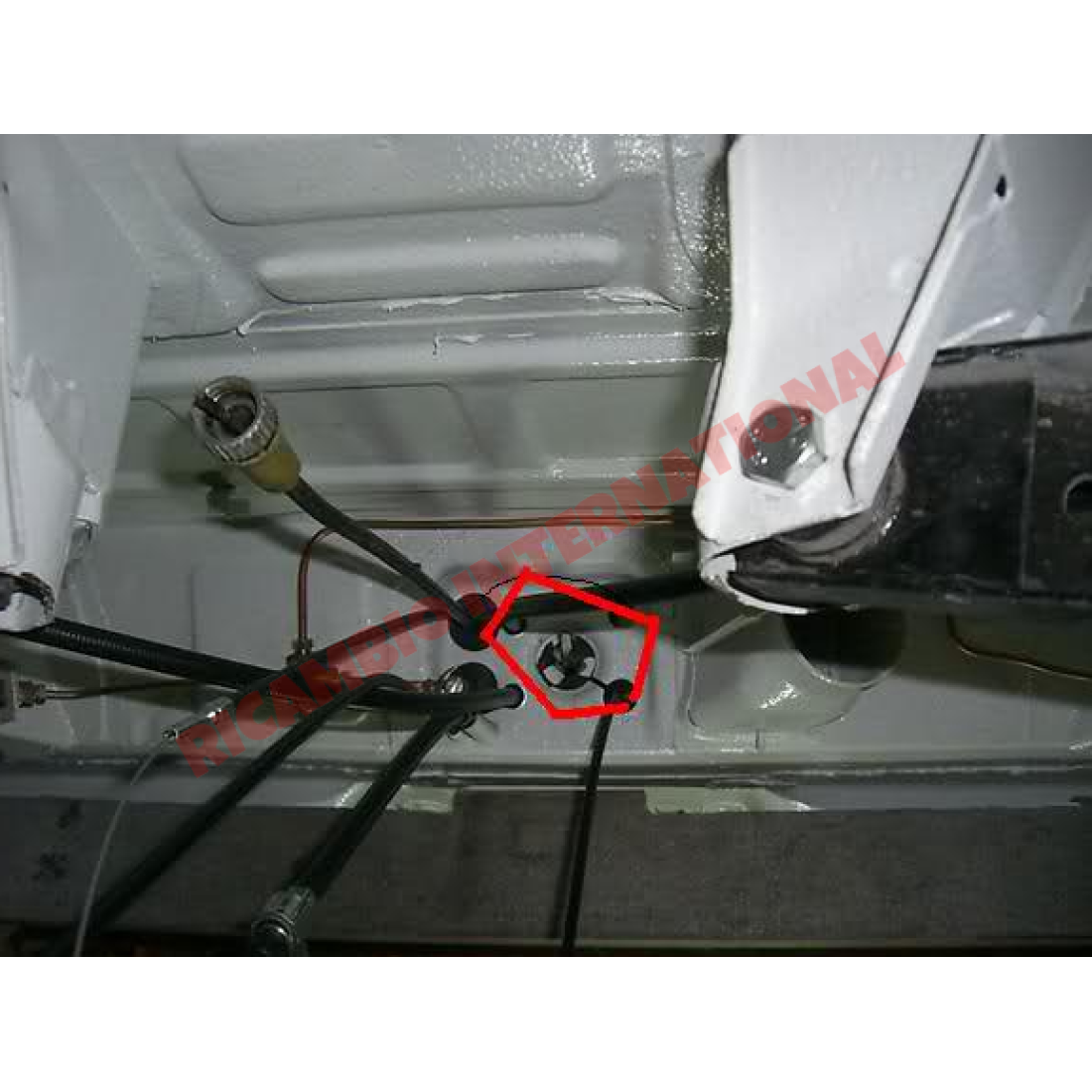 Gear Linkage Tunnel Bush - Classic Fiat 500,126 600 - Gearbox and Parts