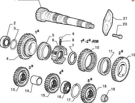 Gearbox Bearing - Fiat Cinquecento,Seicento,New Panda,New 500,Punto - BEARING