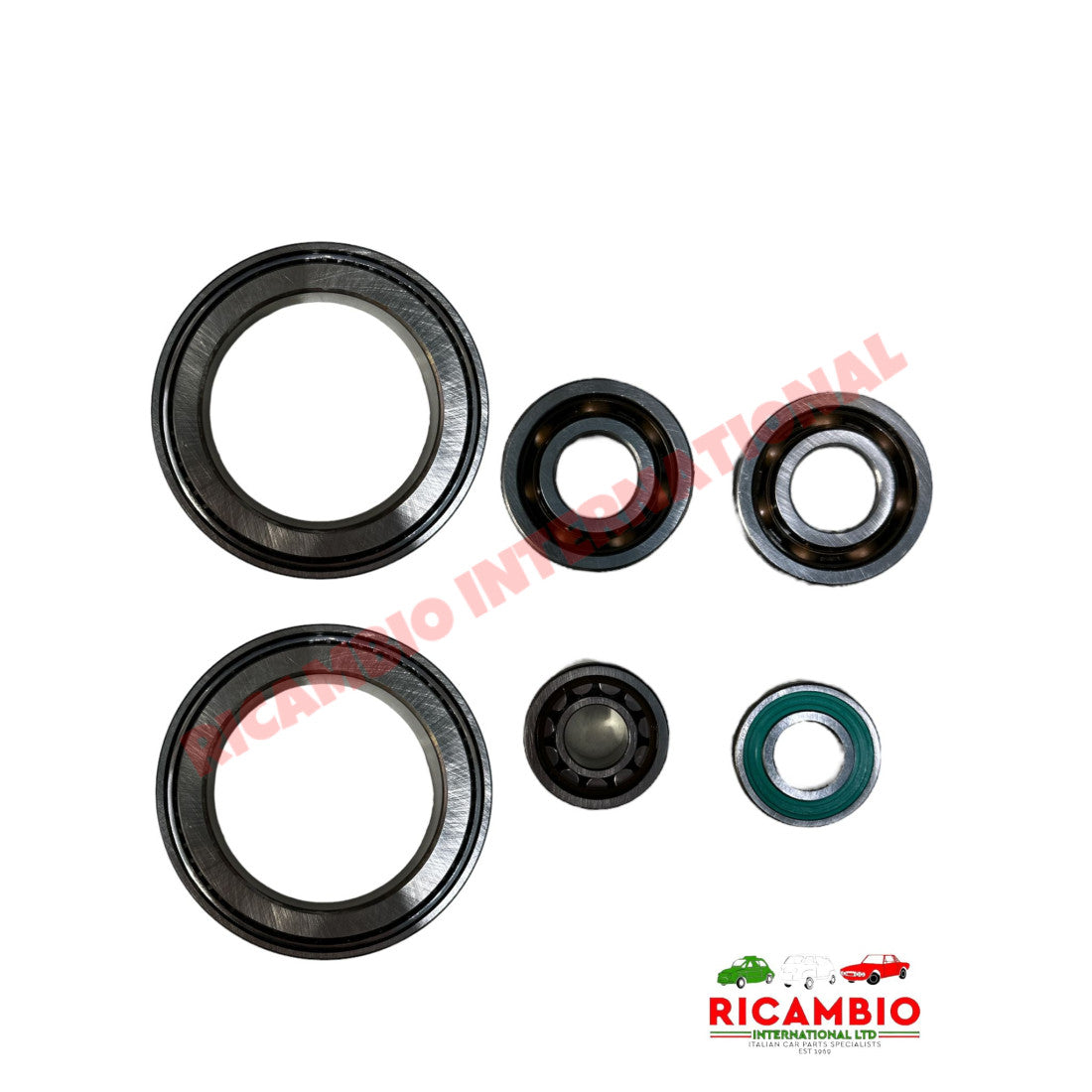 Gearbox Bearing Kit (6 piece) - Classic Fiat Panda 4x4 - Clutch & Transmission Parts
