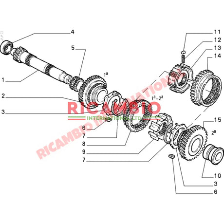 Gearbox Bearing Kit - Classic Fiat Panda Uno Lancia Y10 - Clutch & Transmission Parts