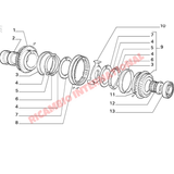 Gearbox Bearing Kit - Classic Fiat Panda Uno Lancia Y10 - Clutch & Transmission Parts