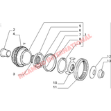 Gearbox Bearing Kit - Classic Fiat Panda Uno Lancia Y10 - Clutch & Transmission Parts