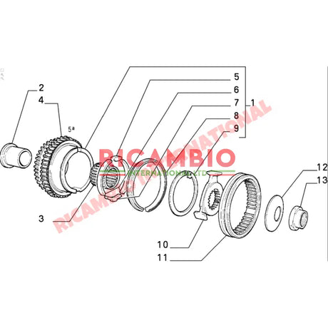 Gearbox Bearing Kit - Classic Fiat Panda Uno Lancia Y10 - Clutch & Transmission Parts