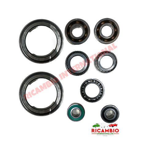 Gearbox Complete Bearing Kit (9 piece) - Classic Fiat Panda 4x4 - Clutch & Transmission Parts