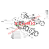 Gearbox Differential Bearing - Classic Fiat 500 & 126 - Bearings