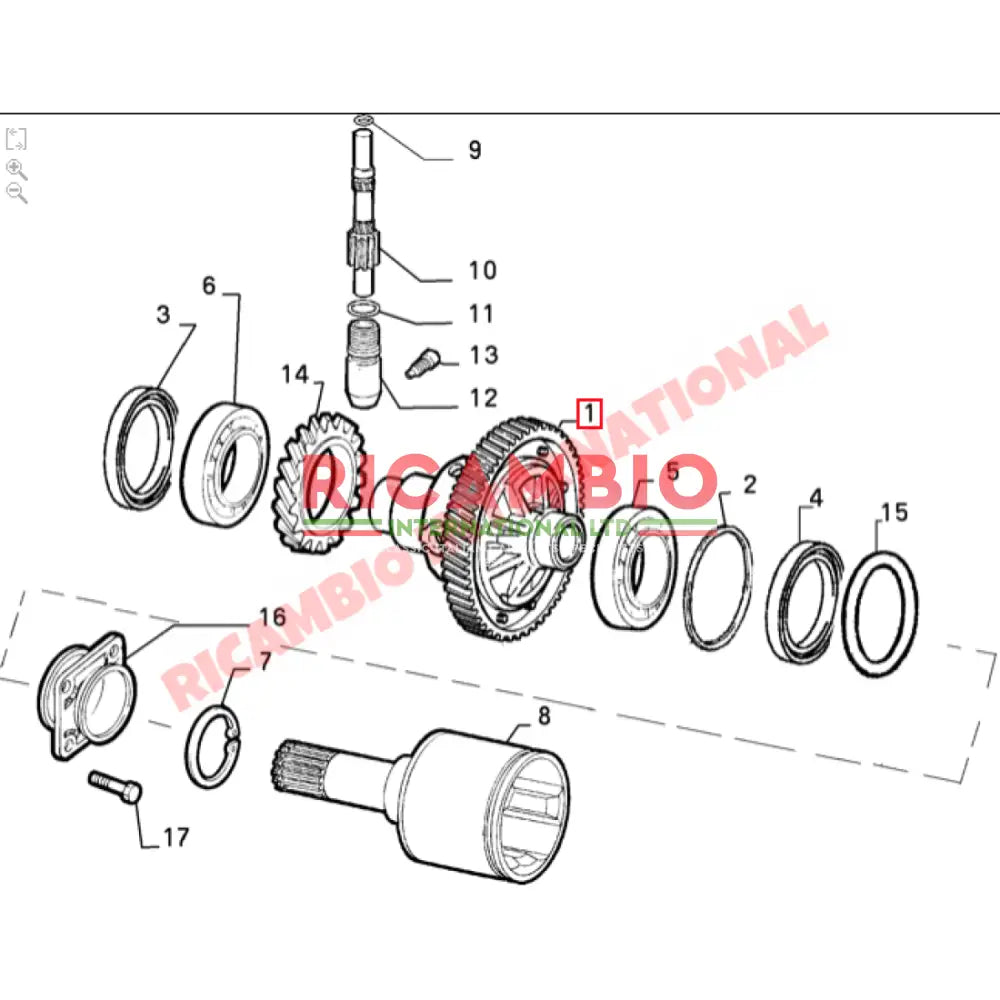 Gearbox Differential - Fiat Uno Punto Seicento & Lancia Y10 - Lancia Y10