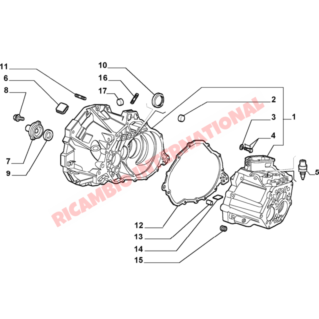 Gearbox Differential Oil Seal - Classic Fiat panda,Cinquecento,Seicento Lancia Y10 - Clutch & Transmission Parts