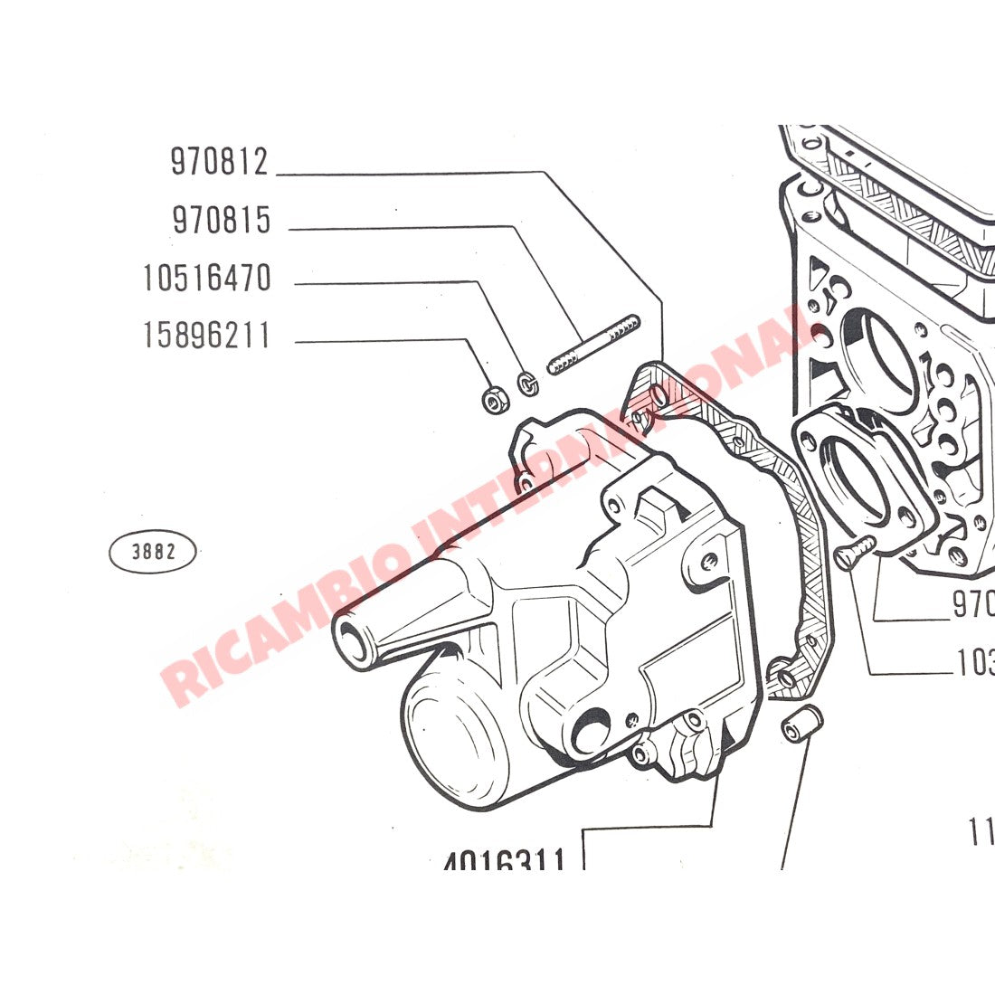 Gearbox Front Casing Gasket - Classic Fiat 500,126 - Gaskets & Oil Seals