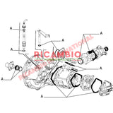 Gearbox Gasket & Seal Kit - Classic Fiat Panda Uno Cinquecento,Seicento,MK1 Punto - Gaskets & Oil Seals