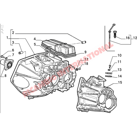 Gearbox Input Shaft Support & Seal - Lancia Thema - Gearbox