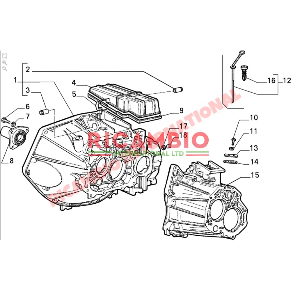 Gearbox Input Shaft Support & Seal - Lancia Thema - Gearbox