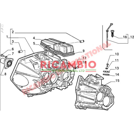 Gearbox Input Shaft Support & Seal - Lancia Thema - Gearbox