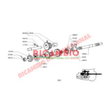 Gearbox Main Shaft Castle Nut - Classic Fiat 500 - Gearbox and Parts
