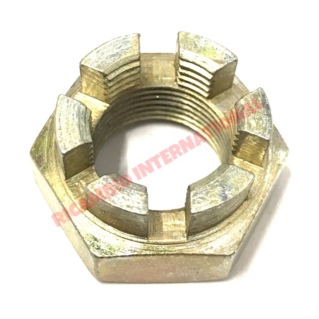 Gearbox Main Shaft Castle Nut - Classic Fiat 500 - Gearbox and Parts