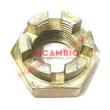 Gearbox Main Shaft Castle Nut - Classic Fiat 500 - Gearbox and Parts